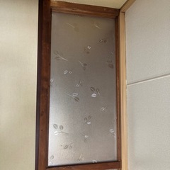 昭和レトロスリガラス　足尾銅山　窓ガラス？　Ｓ48年　職人技　ネットで検索すれば出て来ます。の画像
