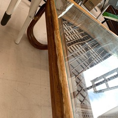 美原店　籐　ローテーブル　座卓テーブル　和モダン の画像
