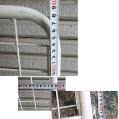 陳列ラック　 収納棚　フック各種付き　中古の画像
