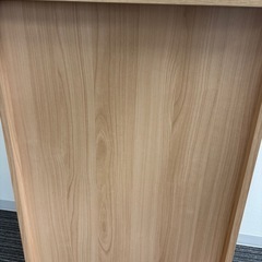 セルボ 受付台 収納棚付き 木製 美品の画像