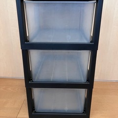 衣装ケース 引き出し 3段の画像