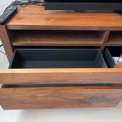 テレビボード 大川家具 ウォルナット モダンの画像