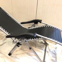 高■■123■未使用■インフィニティチェア リクライニングチェア アウトドア 角度調節 バーベキュー 砂浜 キャンプ カップホルダー付きの画像