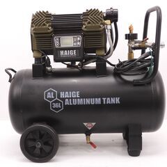 【ジャンク】エラーE08 中古 HAIGE ハイガー HG-DC991AL コンプレッサー 100V 36L アルミタンク 軽量 静音 ストレスフリー ブラシレス オイルレスの画像