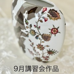 8月2日(土)13時〜ポーセラーツ講習会　写真立て作りの画像