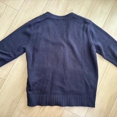 ネイビー Mサイズ カーディガン キャラクター刺繍の画像
