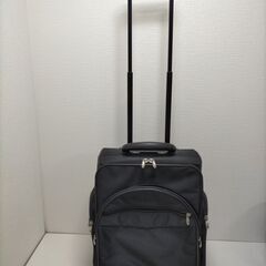 キャスター付き ビジネスバッグ ソフトキャリーケース 黒 　250728-11Yの画像