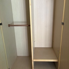 洋服かけタンス‼️鏡付き🪞の画像