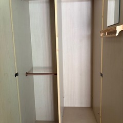 洋服かけタンス‼️鏡付き🪞の画像