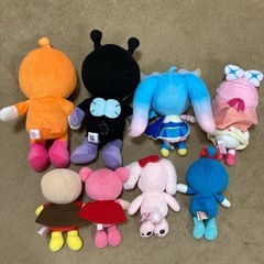 アンパンマン　プリキュア　ぬいぐるみ
の画像