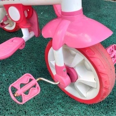 マイメロディ　水玉模様　三輪車の画像