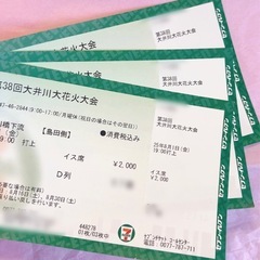 大井川大花火大会　チケットの画像