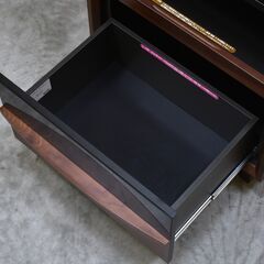 ≪yt1983ジ≫ Meuble/モーブル ブルーノII(WN) 60チェスト 幅60cm 小型AVボード/テレビ台/TV台/ブラウン/ウォールナット色/中古家具/宮城県仙台市 70716-13の画像