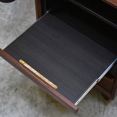 ≪yt1983ジ≫ Meuble/モーブル ブルーノII(WN) 60チェスト 幅60cm 小型AVボード/テレビ台/TV台/ブラウン/ウォールナット色/中古家具/宮城県仙台市 70716-13の画像