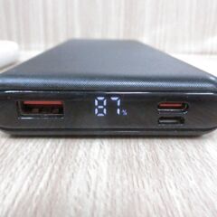 ( M-704 )モバイルバッテリー 20000mAh 32000mAh 50000mAh ホワイト 白 ブラック 黒 PSEマーク認証 中古 動作確認済みの画像