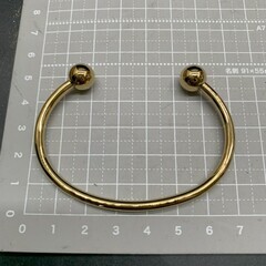 定価3.3万 イオン・マグネットブレスレット　バングル　OHLE SUPER ION MAGNET BRACE　メンズレディース　ゴールドカラー　の画像