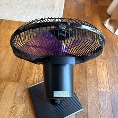デザイン扇風機　ブラック　おしゃれの画像
