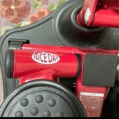 【美品】　健康 ステッパー　ナイスデイ niceday 専用ハンドル付き　レッドの画像