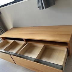 テレビボード 無垢 ナチュラルモダン の画像