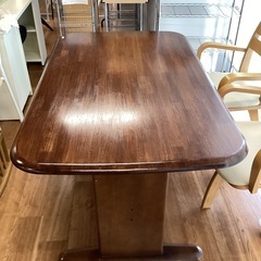 ダイニングテーブル（町田市再生家具）　251263の画像