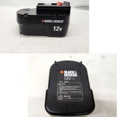 ブラック&デッカー 12Ｖ コードレスドリルドライバー EPC12 2011年製 電動ドリル DIY BLACK&DECKER 札幌市 平岸店の画像