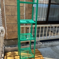 IKEAレールベリシェルフ緑の画像