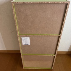 3段カラーボックスの画像