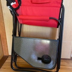 コールマン　アウトドアチェア　3脚　サイドテーブル付　チェア　の画像