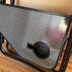 コールマン　アウトドアチェア　3脚　サイドテーブル付　チェア　の画像
