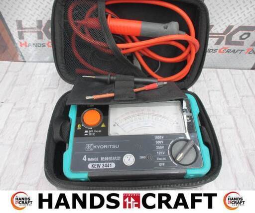共立 KYORITSU KEW3441 絶縁抵抗計 中古品 【ハンズクラフト宜野湾店】