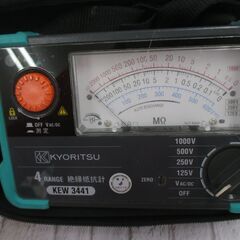 共立 KYORITSU KEW3441 絶縁抵抗計 中古品 【ハンズクラフト宜野湾店】の画像