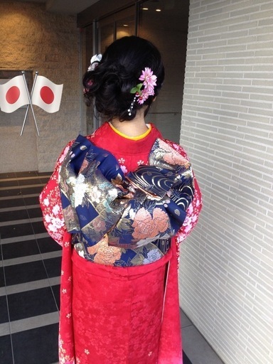 成人式、卒業式用振り袖一式