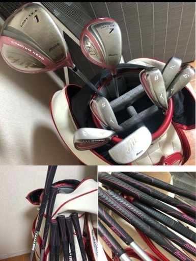 レディース ゴルフクラブセット Black&White おまけ付　スターターセット