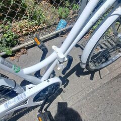 リサイクルショップどりーむ鹿大前店　No.316　自転車　26インチ　ＬＥＤオ－トライト・切り替え・カゴ付き♪　折りたたみもできますよ～(≧▽≦)　お買い得品♪　の画像