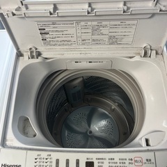 Hisense 洗濯機　縦型の画像