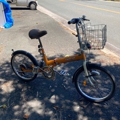 折りたたみ自転車２０インチ６段ギャの画像