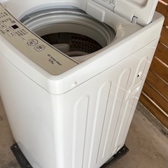 2021  洗濯機　5.0kg アクア　風乾燥の画像