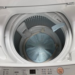 洗濯機 アクア 6kg 2021年製の画像
