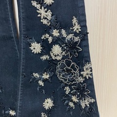 アクロス　ビジュー　デニムの画像