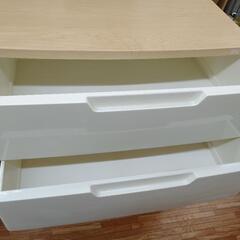 【祇園店】人気商品！木目調天板プラケース 5段の画像