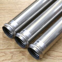 中古 SK FF41-SUS304 排気延長管 Φ40/Φ41 長さ565～1035mm スライド管 3本セット FFストーブ 札幌市 清田区 平岡の画像