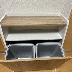IRIS OHYAMA おしゃれ分別ゴミ箱の画像