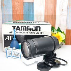 【全国送料無料】TAMRON AF 200-400mm F5.6 (75DE) Canon用 キヤノン キャノン✨ 届いたらすぐに使えます✨超望遠ズームレンズの画像
