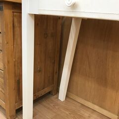 ★リユースのサカイ春日部店★KJ11066  デスク ホワイト H70×W120×D46 クリーニング済みの画像