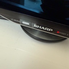 テレビ　SHARP　45インチ　テレビボードセットの画像
