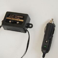 【DC24V専用】 meltec カーファン CF-200 8インチ ホワイト クリップ式 首振り可能   札幌市 清田区 平岡の画像