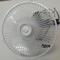 【DC24V専用】 meltec カーファン CF-200 8インチ ホワイト クリップ式 首振り可能   札幌市 清田区 平岡の画像