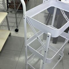★リユースのサカイ千葉中央店★期間限定割引有  ワゴン ホワイト H92×D30×W45 クリーニング済み TC3987の画像
