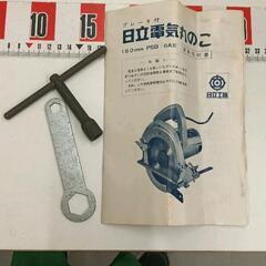 0728-170 日立 電気丸のこ m PSB-6A型 160mm 1977年製の画像