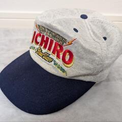 祝！イチローMLB殿堂入り！
超希少デザイン！90's ICHIRO イチロー 刺繍 2トーンキャップ の画像
